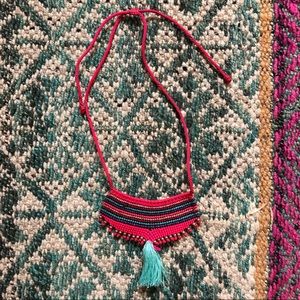 Macrame Breastplate Necklace